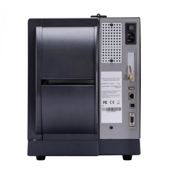принтер этикеток mertech g400 (термо трансферный, 300dpi, usb, rs232, ethernet) черный (4698)